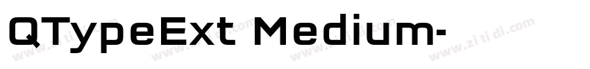 QTypeExt Medium字体转换